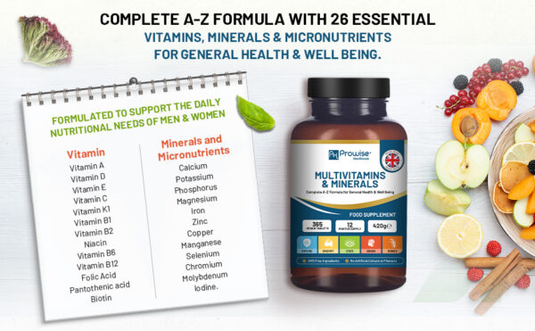 A-Z Vegan Multivitamins & Minerals - Image 2