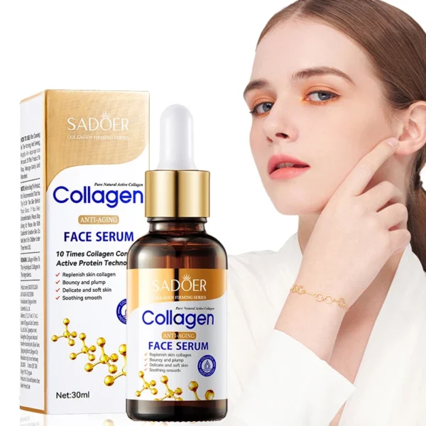 SADOER Collagen Essence Anti-aging Moisturizing Facial Serum - Image 2