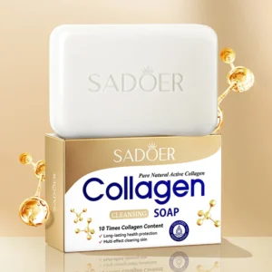 SADOER Collagen Moisturizing Oil Control Facial and Body Soap