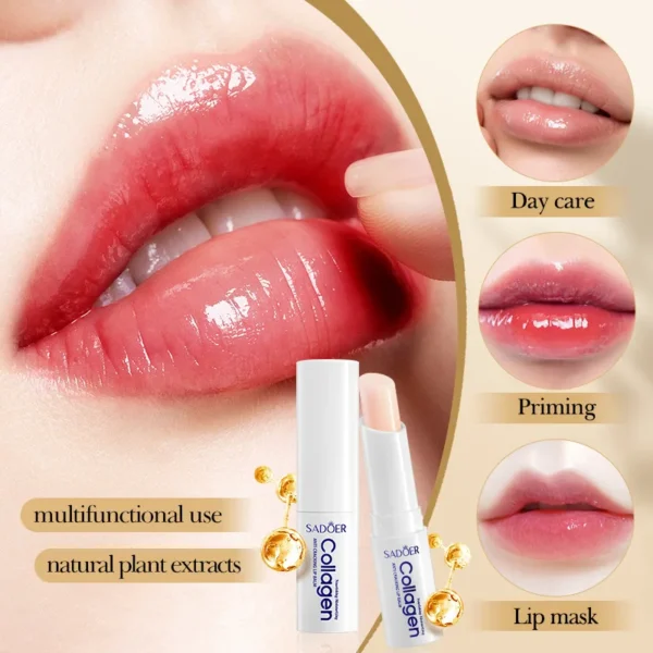 SADOER Collagen Moisturising Anti-Cracking & Repairing Lip Care - Image 3