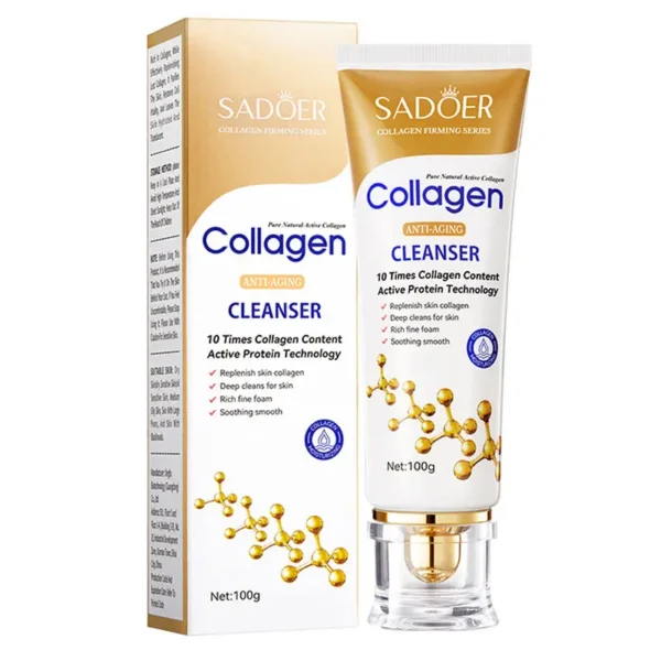 SADOER Collagen Anti-wrinkle Firming Fine Lines Gentle Cleanser - Image 2