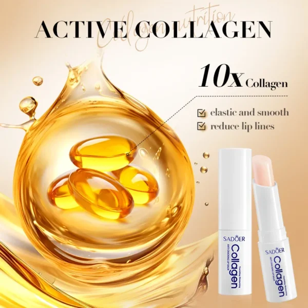 SADOER Collagen Moisturising Anti-Cracking & Repairing Lip Care - Image 2