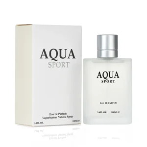 100ML 3.4FL.OZ AQUA Men's Romantic Eau de Parfum, Musk Fresh Ocean Fragrance