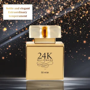24K Gold Perfume Lasting Fragrance 50ML Parfum Deodorant.