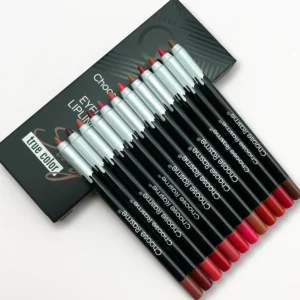12 colour matte lip liner set