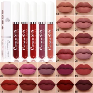 1 Pcs Matte Lip Gloss and Lipstick