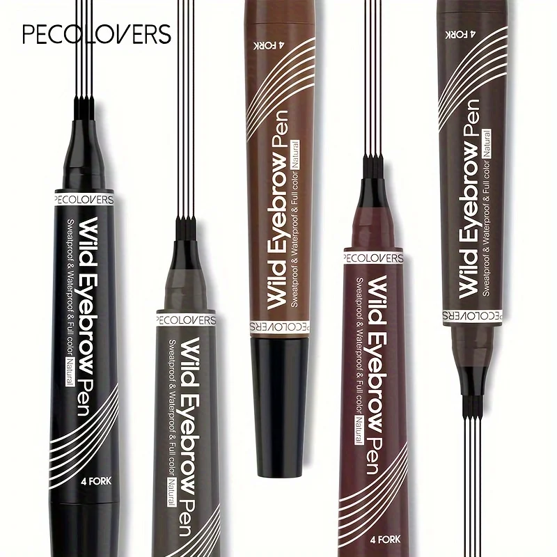 6 Colors 1pc Eyebrow Pen Waterproof