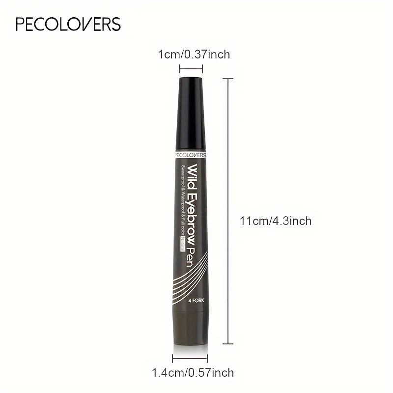 6 Colors 1pc Eyebrow Pen Waterproof