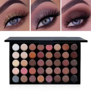 40 Colors Glitter Eyeshadow Palette Matte Waterproof