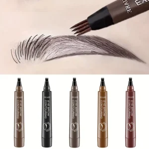 Microblading Waterproof Eyebrow Pencil With 4 Split Head