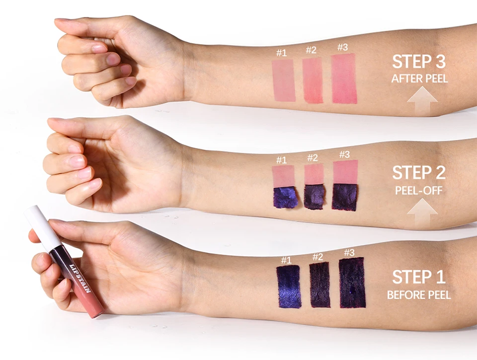 Blading Lip Gloss Peel and Stick Set Long-lasting Waterproof