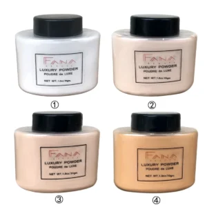 4 Colours Luxury Waterproof Light and Breathable Oil-controlling Banana Setting Powder